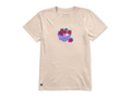 Life is Good Women's Crusher Tee - Berry Good