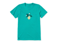 Life is Good Women's Crusher Tee - Lemon Bloom
