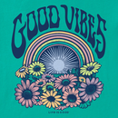 Life is Good Women's Crusher Tee - Good Vibes Bloom