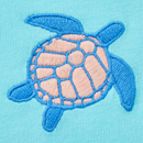 Life is Good Women's Crusher Tee - Embroidered Sea Turtle