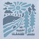 Life is Good Women's Crusher Tee - Mountain Stream Scene