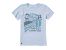 Life is Good Women's Crusher Tee - Mountain Stream Scene