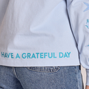 Life is Good Women's Long Sleeve Crusher Tee - Grateful Day Message