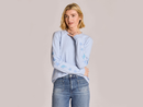 Life is Good Women's Long Sleeve Crusher Tee - Grateful Day Message