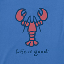 Life is Good Women's Crusher Vee - Keeper Lobster