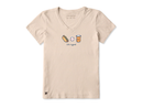 Life is Good Women's Crusher Vee - LIG Baseball Trio