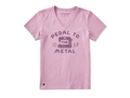 Life is Good Women's Crusher Vee - Pedal to the Metal Sewing Machine