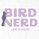 Life is Good Women's Crusher Vee - Bird Nerd Bird
