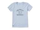 Life is Good Women's Crusher Vee - I'm Fully Booked Books