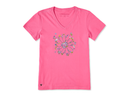 Life is Good Women's Crusher Vee - Blooming Daisy