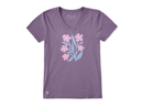 Life is Good Women's Crusher Vee - Wild Bloom