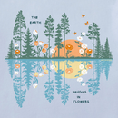 Life is Good Women's Crusher Vee - Reflections in Bloom