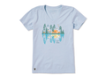 Life is Good Women's Crusher Vee - Reflections in Bloom
