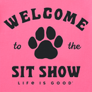 Life Is Good Women's Crusher Lite Vee - Sit Show Paw