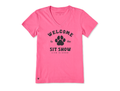 Life Is Good Women's Crusher Lite Vee - Sit Show Paw
