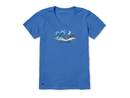 Life Is Good Women's Crusher Lite Vee - Beachside Night Vista