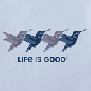 Life Is Good Women's Crusher Lite Vee - Rally Hummingbirds