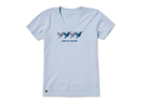 Life Is Good Women's Crusher Lite Vee - Rally Hummingbirds