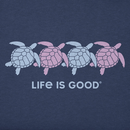 Life Is Good Women's Crusher Lite Vee - Rally Swimming Turtles