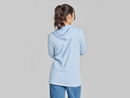 Life is Good Women's Long Sleeve Hooded Crusher Lite Tee - Breathe More Worry Less Floral Tie Dye