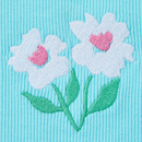 Life is Good Women's Fitted Rib Tank - Flower Duo