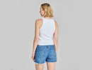 Life is Good Women's Fitted Rib Tank - Anchors Away