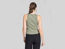 Life is Good Women's Fitted Rib Tank - Embroidered Spritz