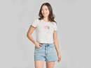 Life is Good Women's Baby Tee - Sardine Tin