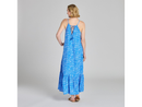 Life is Good Women's Breezy Maxi Dress - Coastal Stamp Pattern