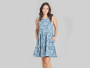 Life is Good Women's Tiered Tank Dress - Island Hut Pattern