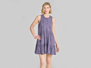 Life is Good Women's Tiered Tank Dress - Woodblock Icon Pattern