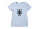 Life is Good Women's Crusher Vee - Sanibel Lighthouse