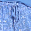 Life is Good Women's Lightweight Sleep Pant - Coastal Stamp Pattern