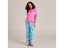 Life is Good Women's Lightweight Sleep Pant - Summer Garden Pattern