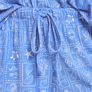 Life is Good Women's Lightweight Sleep Short - Coastal Stamp Pattern