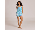 Life is Good Women's Lightweight Sleep Short - Summer Garden Pattern