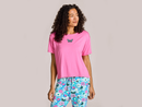Life is Good Women's Lightweight Boxy Sleep Tee - Clean Butterfly