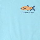Life is Good Kids' Crusher Tee - Hooked on Fishing