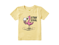 Life is Good Toddler Crusher Tee - Flamingo Stay Cool Ice Cream