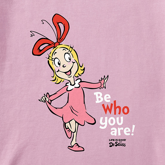 Life is Good x Dr. Seuss Kid's Long Sleeve Crusher Tee - Be Who You Are Cindy Lou