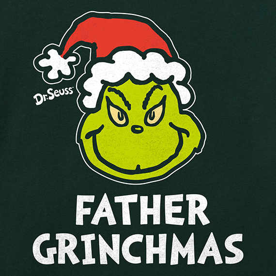 Life is Good x Dr. Seuss Men's Crusher Tee - Father Grinchmas