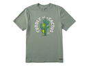 Life is Good x Dr. Seuss Men's Crusher Tee - Cuddly as a Cactus Grinch