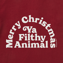 Life is Good Men's Crusher Tee - Merry Christmas Ya Filthy Animal