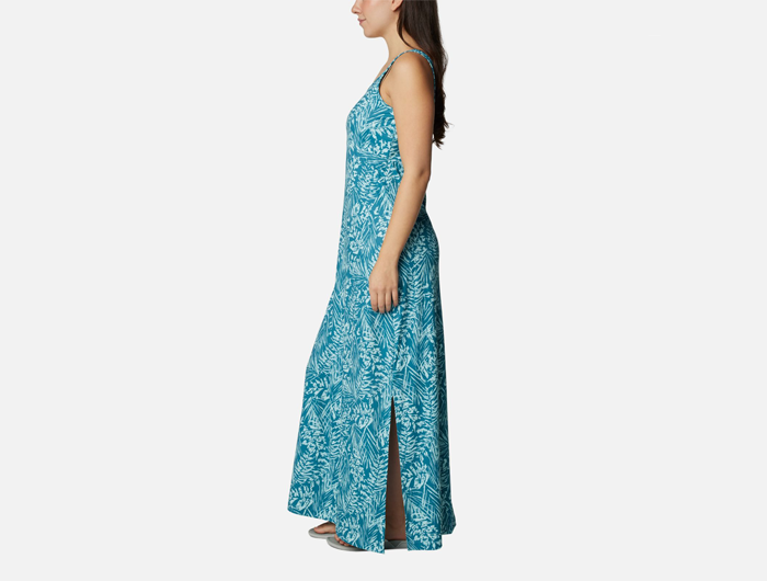 Columbia Freezer Maxi Dress Women s Canyon Blue Serenoa Tonal M