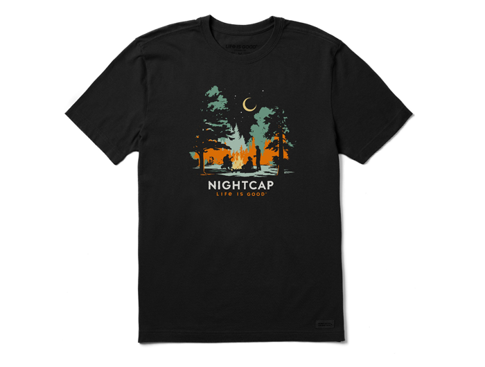 Life is Good Men's Crusher Tee - Nightcap