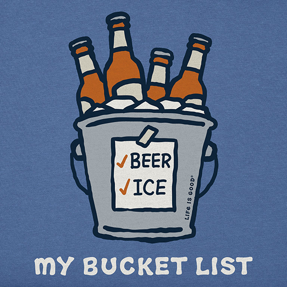 Life is Good Men's Crusher Tee - My Bucket List