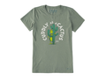 Life is Good x Dr. Seuss Women's Crusher Tee - Cuddly as a Cactus Grinch