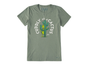 Life is Good x Dr. Seuss Women's Crusher Tee - Cuddly as a Cactus Grinch
