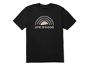 Life is Good Men's Crusher Tee - Mountains are Good