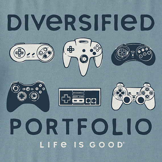Life is Good Men's Crusher Tee - Diversified Controller Portfolio